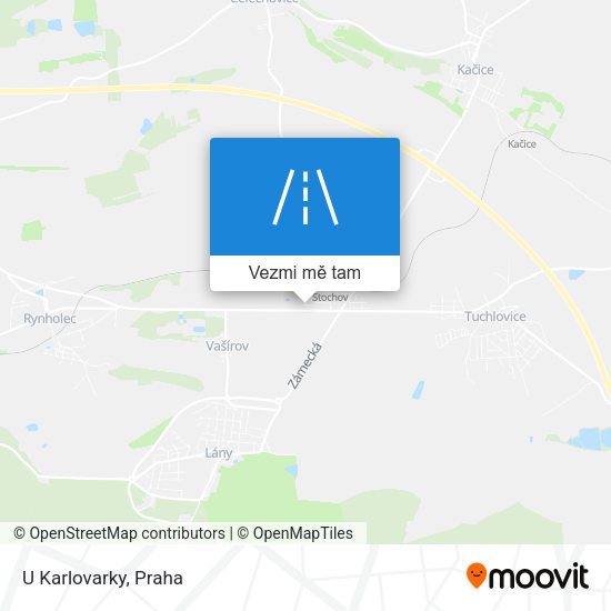 U Karlovarky mapa