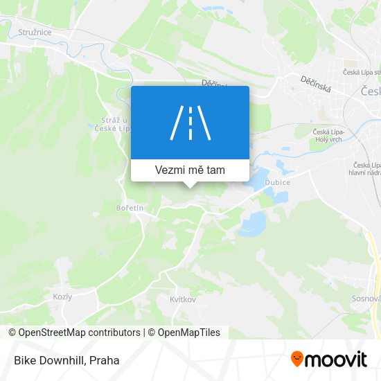 Bike Downhill mapa