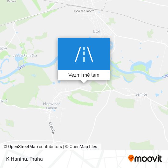 K Hanínu mapa