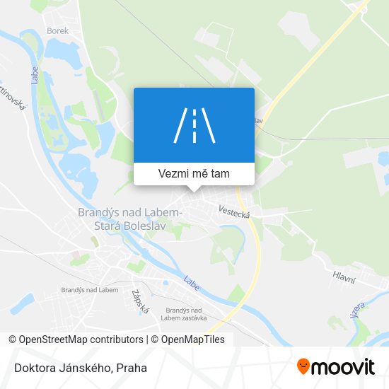 Doktora Jánského mapa