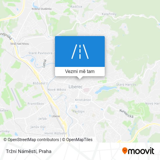 Tržní Náměstí mapa