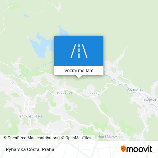 Rybářská Cesta mapa