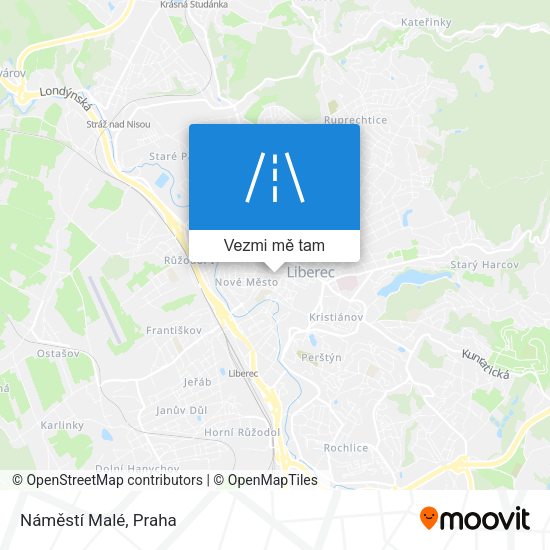 Náměstí Malé mapa