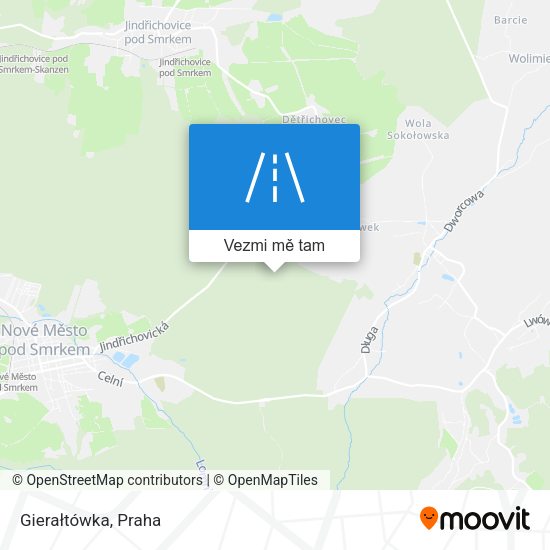 Gierałtówka mapa