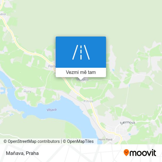 Maňava mapa