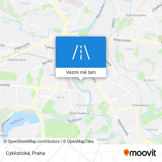 Cyklistická mapa