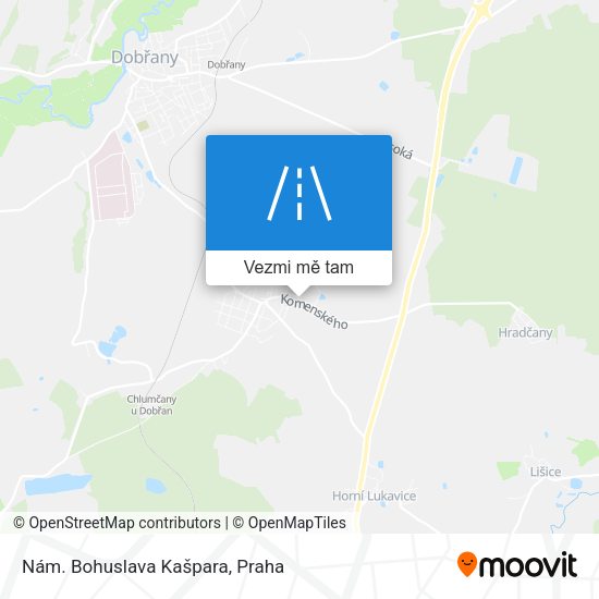 Nám. Bohuslava Kašpara mapa