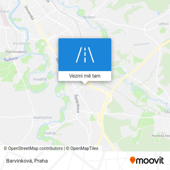 Barvínková mapa