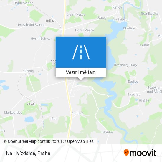 Na Hvízdalce mapa