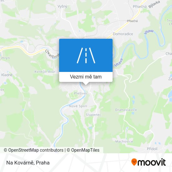 Na Kovárně mapa