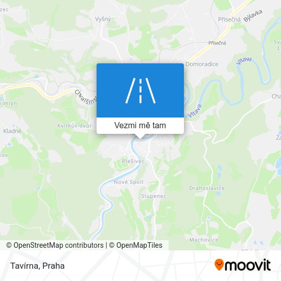 Tavírna mapa