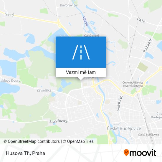 Husova Tř. mapa
