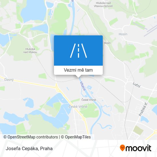 Josefa Cepáka mapa