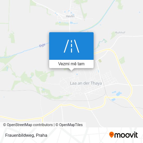 Frauenbildweg mapa