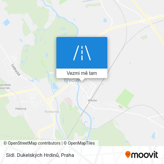 Sídl. Dukelských Hrdinů mapa