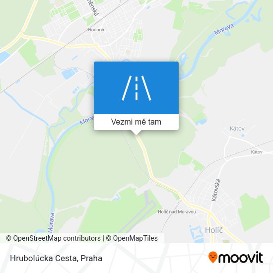 Hrubolúcka Cesta mapa