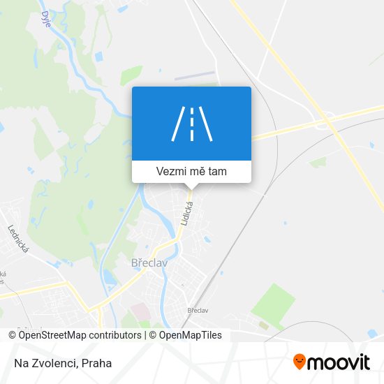 Na Zvolenci mapa