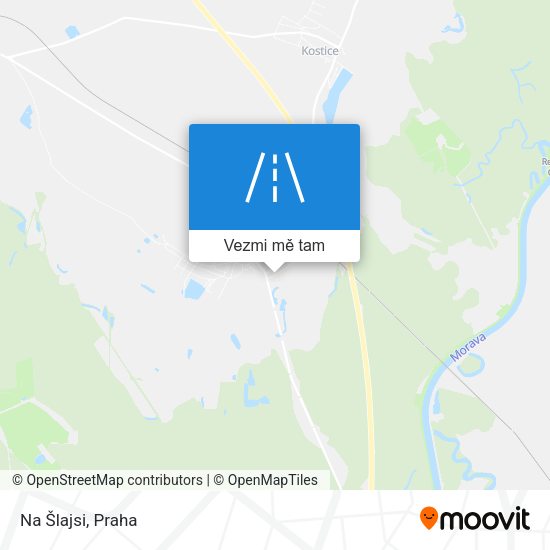 Na Šlajsi mapa