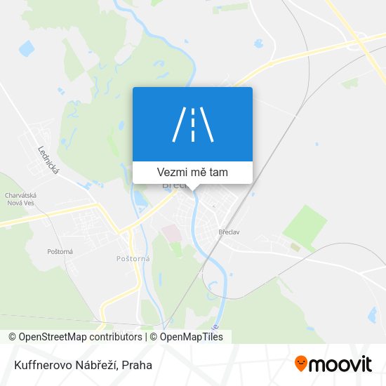 Kuffnerovo Nábřeží mapa