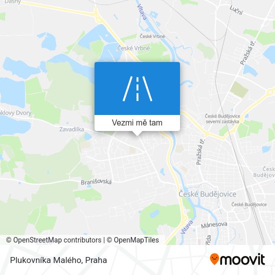Plukovníka Malého mapa