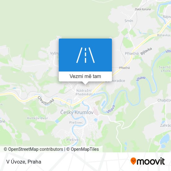 V Úvoze mapa