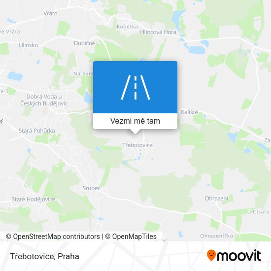 Třebotovice mapa