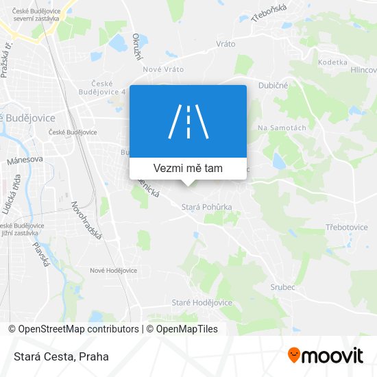 Stará Cesta mapa