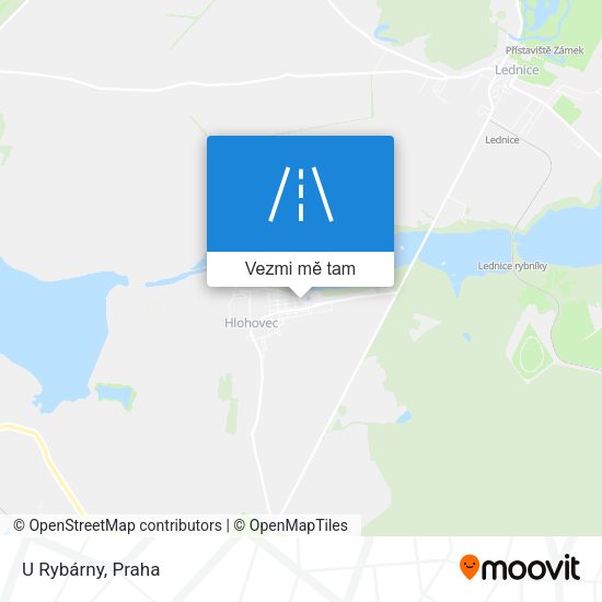 U Rybárny mapa