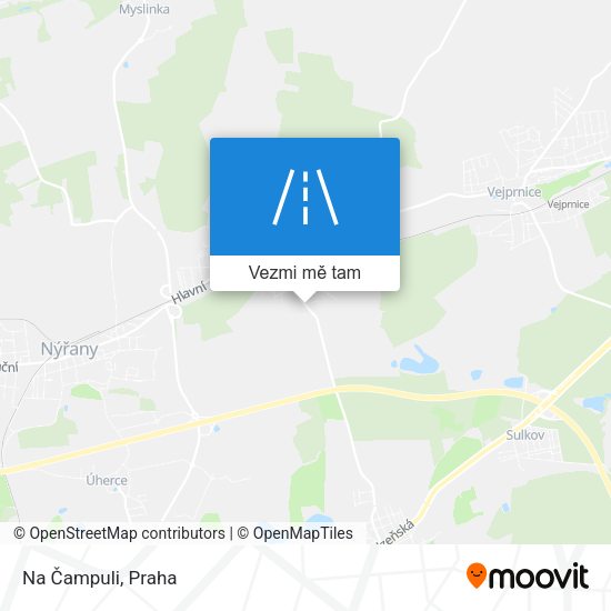 Na Čampuli mapa