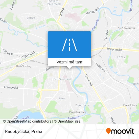 Radobyčická mapa