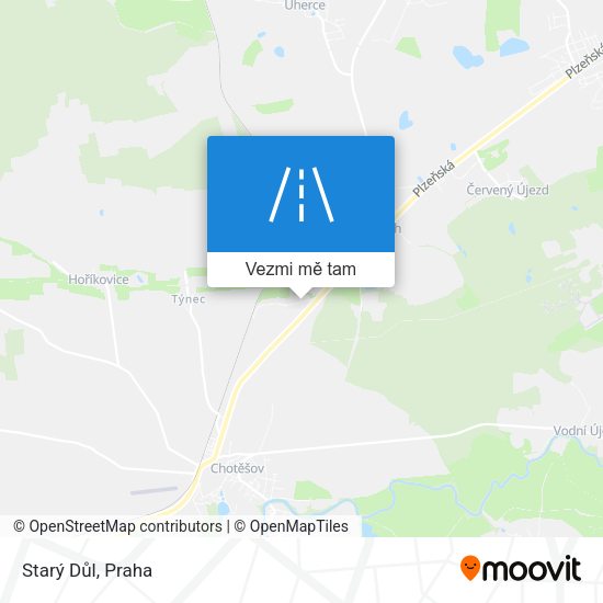 Starý Důl mapa