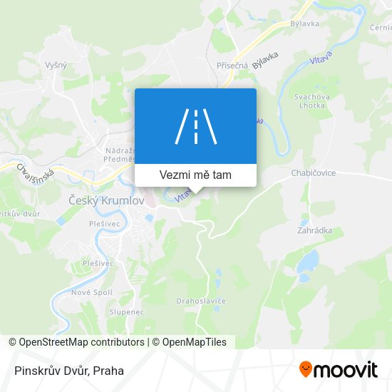 Pinskrův Dvůr mapa