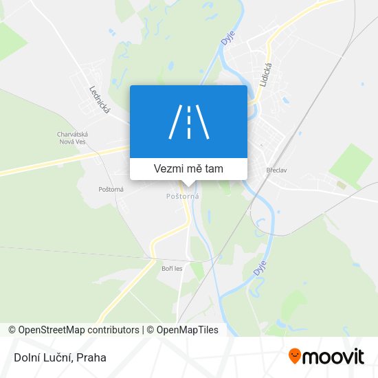 Dolní Luční mapa