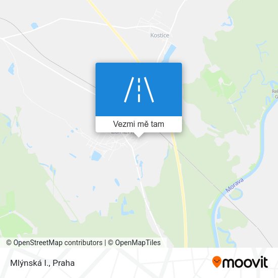 Mlýnská I. mapa
