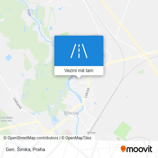 Gen. Šimka mapa