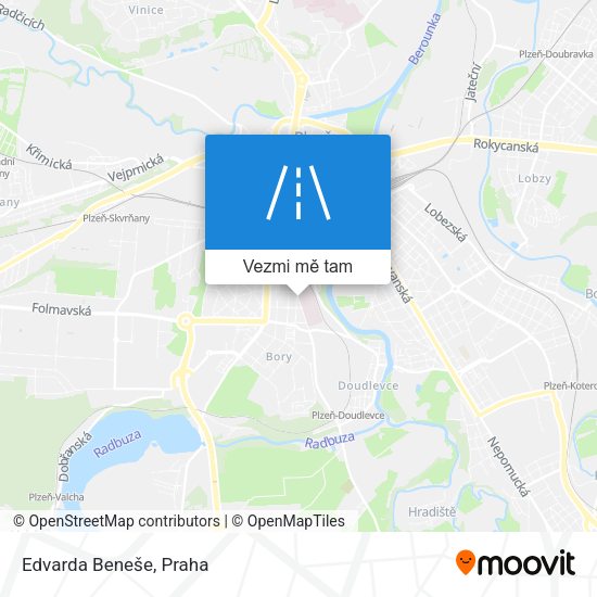 Edvarda Beneše mapa