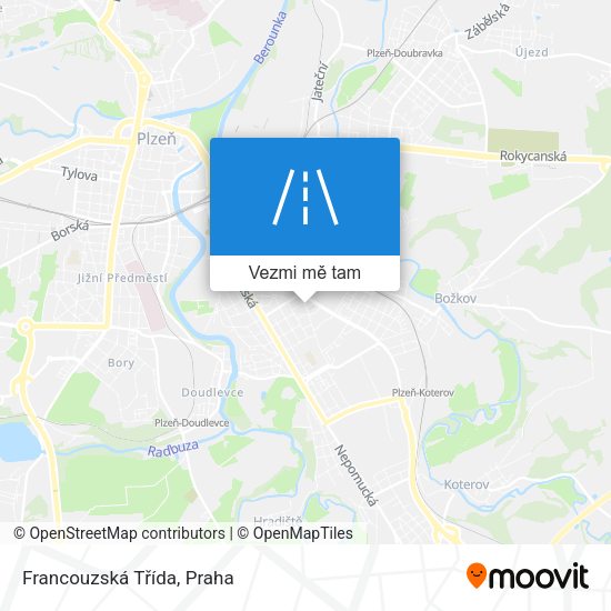Francouzská Třída mapa