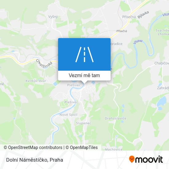 Dolní Náměstíčko mapa