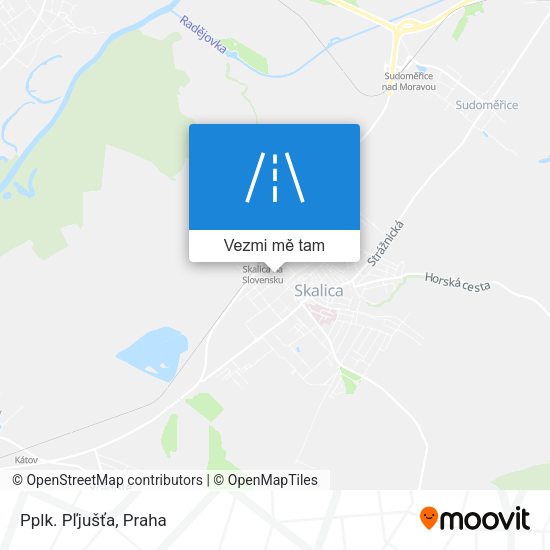 Pplk. Pľjušťa mapa