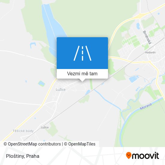 Ploštiny mapa