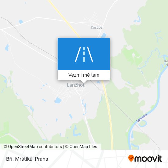 Bří. Mrštíků mapa