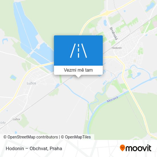 Hodonín – Obchvat mapa