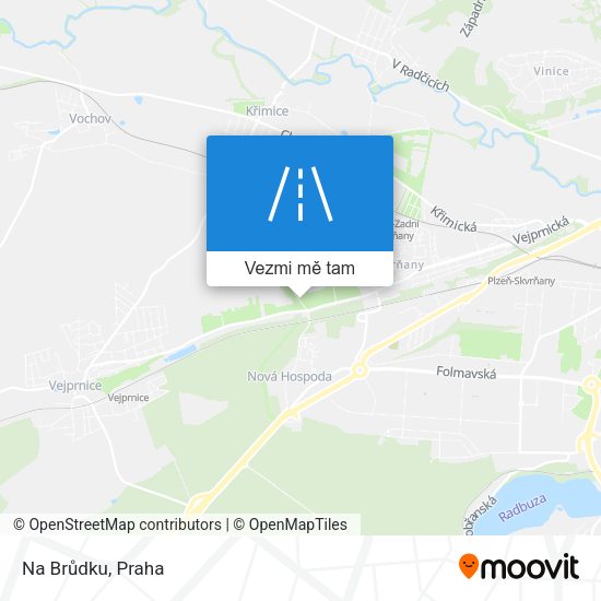 Na Brůdku mapa
