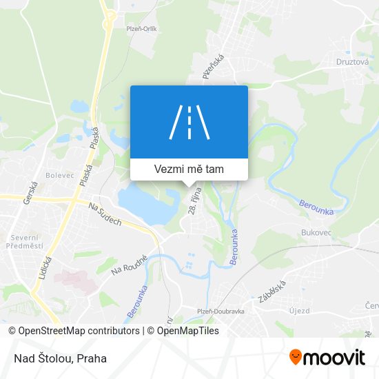 Nad Štolou mapa