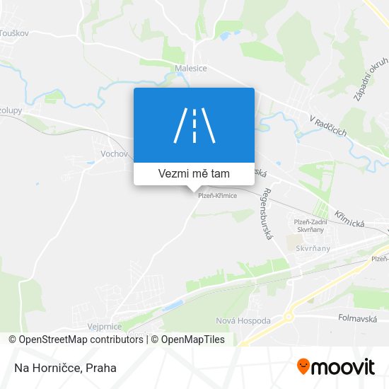 Na Horničce mapa