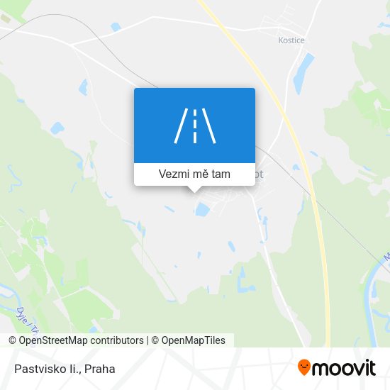 Pastvisko Ii. mapa