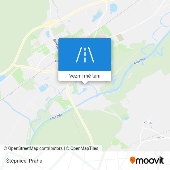 Štěpnice mapa
