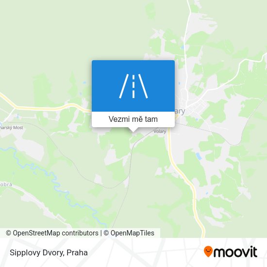 Sipplovy Dvory mapa