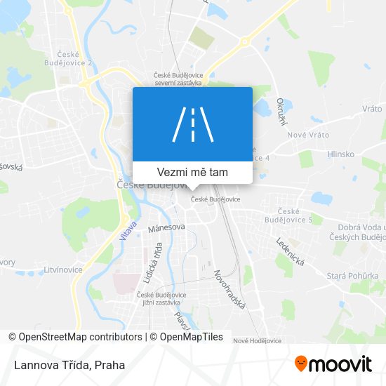 Lannova Třída mapa