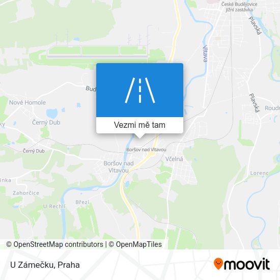 U Zámečku mapa
